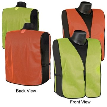 Hi - Viz Plain Mesh Safety Vest