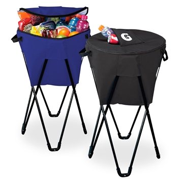 Promotional Insulated Beverage Cooler Tub W/ Stand