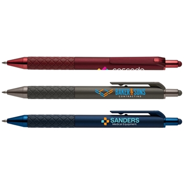 Islander Gel Retractable Softy Monochrome Stylus Pen - ColorJet