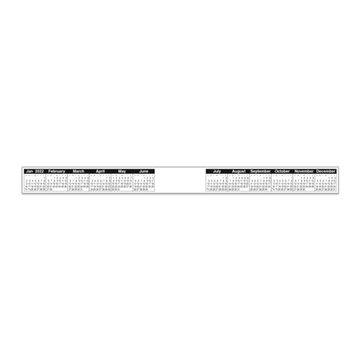 Keyboard/Monitor Calendars 1 1/8" x 13 1/2"