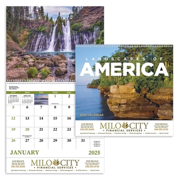 Landscapes of America English - Spiral - Good Value Calendars®