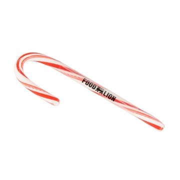 Large Candy Cane w / Clear Label