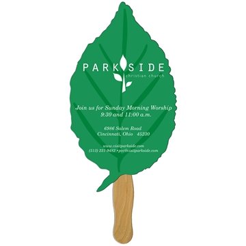 Leaf Hand Fan - Paper Products