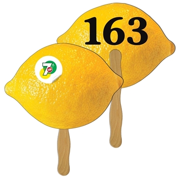 Lemon / Lime Fruit Auction Hand Fan Full Color - Paper Products