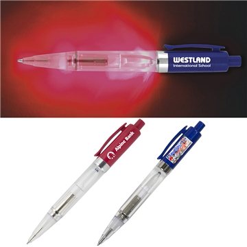 Light Up Pen With Red Color LED Light