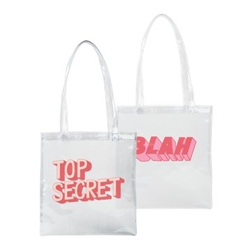 Main Squeeze Clear Vinyl Tote