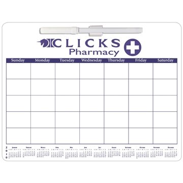 Promotional Memo Board Calendar W/ Mag