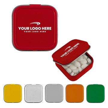 Promotional Mini Square Mint Tin with your logo $1.31