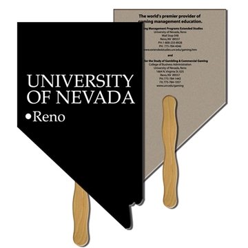 Nevada State Shape Recycled Hand Fan - Paper Products