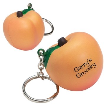 Peach Key Chain - Stress Relievers