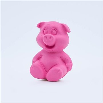 Pencil Top Stock Eraser - Happy Pig