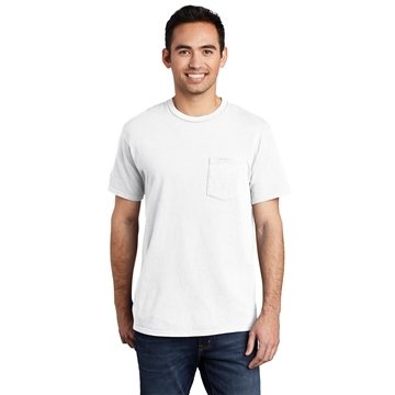 Port Company(R) Pigment - Dyed Pocket Tee - WHITE