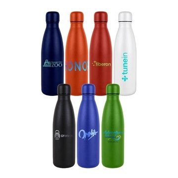 Custom 17 Oz Hydro-Soul Insulated Stainless Steel Water Bottles