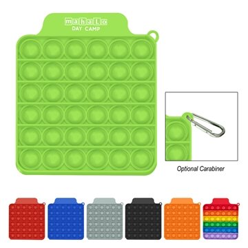 Promotional Custom Push Pop It Square Stress Reliever Game
