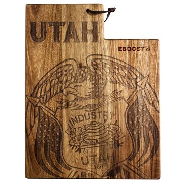 Rock Branch(R) Origins Series Utah State Shaped Cutting and Serving Board