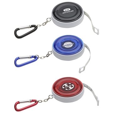 Carabiner Tape Measure 16 FT with Logo 