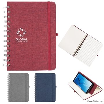 rPET Notebook With Phone Holder