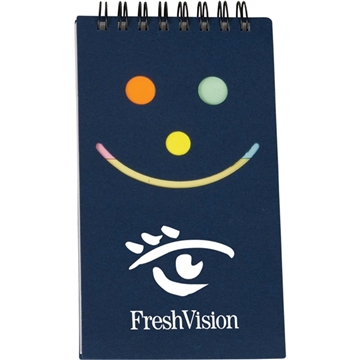 Smile Jotter With Sticky Notes Pad