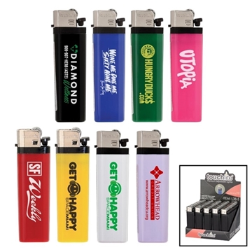 Promotional Solid Colored Standard Flint Cigarette Lighter