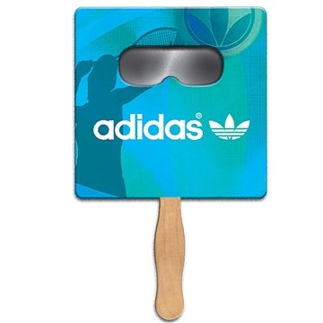 Square Sun Shade Hand Fan - Paper Products