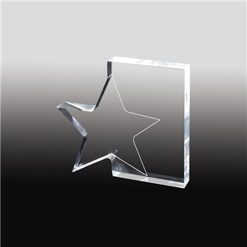 Acrylic Star Award - 7x7x1 in