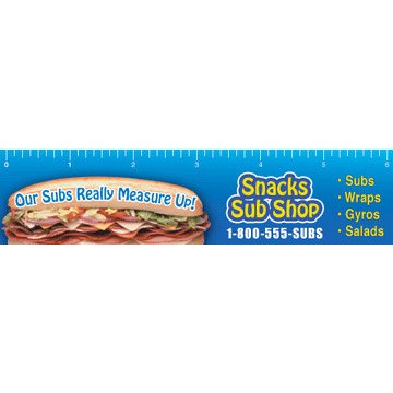Sub / Sandwich - Ruler Magnets