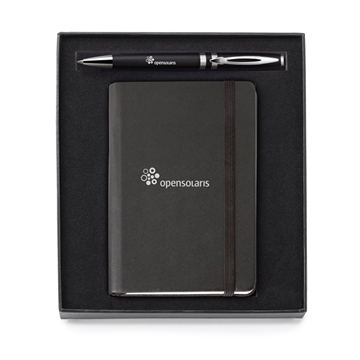 Tempest NeoSkin(R) Pen Journal Notebook Gift Set