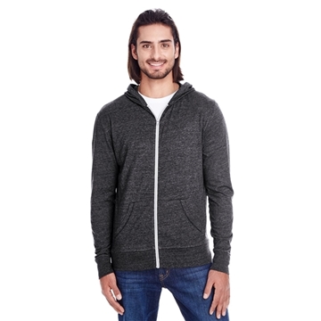 Promotional Threadfast Apparel Unisex Triblend Full Zip Light