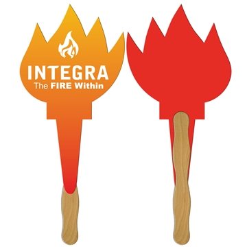 Torch Fast Hand Fan (2 Sides) - Paper Products