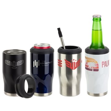 Vortex 4- in -1 Stainless Steel Can Cooler