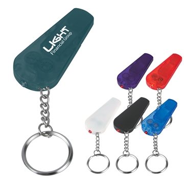 250 Whistle Flashlight Keychain