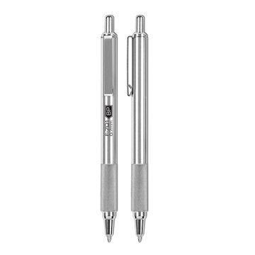 Zebra Stylus Twist Silver Pen Silver